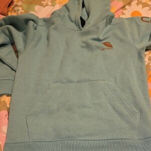 Carhartt Teal Hoodie with Logo
